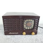 Admiral Tube Radio 5k12-n Am Vintage Bakelite Mcm Mid Century Modern Working