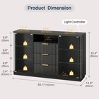 Display Cabinet With Glass Doors  Display Case With 3 Drawer  Glass Shelves