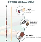 Pool Cue Stick 57  Billiard Cue Sticks Professional Low Deflection Pool Sticks