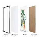 Mainstays 24x36 Black Flat Profile Wall Photo Frame