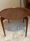 Vtg Danish Mid Century Modern Teak Tray Table Engholm   Willumsen Fritz Hansen