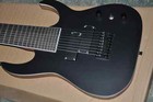 Best-selling  9 Strings Black Electric Guitar With 24 Frets rosewood Fretboard