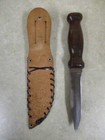 Very Rare Antique Hunting Knife - Ll Bean Inc - Freeport  Maine - Leather Sheath
