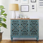 3 Doors Accent Cabinet Storage Cabinet Kitchen Decorative Buffet   Sideboard