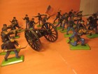Britains Deetail Lot 20 Acw  Union Infintry  Soldiers   Cannon flag  Asst styles