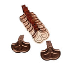 Lot Of 10  Sg-cps Berger  Snowguard Shoe  100  Copper