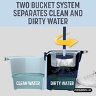 Casabella Spin Mop System With Extra Mop Head Refill - Two-bucket Design With   