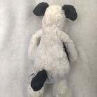 Jellycat Bashful Puppy Dog Plush Black White Medium Spots Stuffed Animal