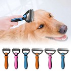 Pet Pro Grooming Tool dual-sided Pet Comb For Dogs   Cats professional Tool Et