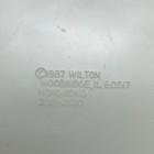 Vintage Wilton 6pc Oval Wedding Cake Separator Plates Stand Professional Baker
