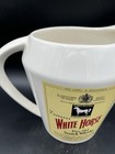 Vintage White Horse Scotch Whisky Water Jug Pub Pitcher Advertising