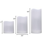 Remote Control Rechargeable Flameless Led Candle Light  Outdoor indoor Color    