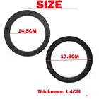 2 Pairs 6 5  Plastic 1 2  Speaker Spacer Rings Subwoofer Custom Mounting Adapter