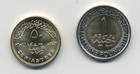 Egypt Coin Set  50 Piastre   1 Pound 2021  Pharaohs Golden Parade  Unc  Bimetal