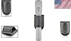 Durable Duty Belt Flashlight Holder For 1 Inch Flashlights - Black Leather