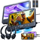 2 X10 5  Screen Car Headrest Rear Seat Tv Monitor Hdmi Usb Rechargeable Battery