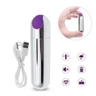-clitoriss Stimulating Mini Bullet Vibration Massager 10 Modes Female Bullet