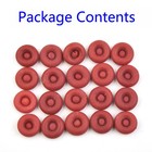 20pcs Latex Caulk Saving Cap Re-sealable Caulking Nozzle Tube Tips Covers Au