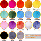 Bqtq 36 Pieces Faux Rabbit Fur Pom Pom Balls With Elastic Loop Diy Fluffy Pom Po