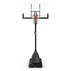 Spalding 54  Shatter-proof Portable Basketball Hoop System - Exacta Height  