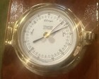 Weems   Plath Vintage Marine Barometer  Brass - Made In Germany