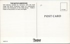 Postcard - The Native American 