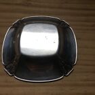 Vintage 1960s International Silver Silverplate Square Candy Nut Dish Plate 6 5 w