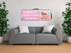 Personalised Girl Blocks Birthday Banners   Celebration Banners
