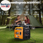 5000 Watt Portable Inverter Generator  Gas And Power Generator  Rv-ready  Quiet