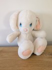 Vintage 1985 Applause Precious Moments White Bunny Snowball Plush