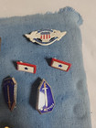 Lot 1 Of  26 Vintage Us Military Enamel Style Pin Backs   Miscellaneous Items