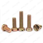 Color Zinc Steel Slotted Cheese Head Screws M2 M2 5 M3 M4 M5 M6 M8 10 M12