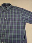 Polo Ralph Lauren Vintage Blake Short Sleeve Plaid Button Down Mens Size Xl