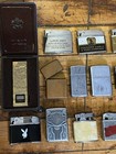 Vintage Lighter Lot Of 22 Zippo Ronson Colibri Windsor Japan Harley Playboy
