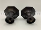 Pottery Barn Vintage Faceted Finials S 2 Oil Rubbed Bronze 1 25   u111 Read