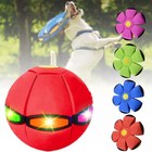 2023 Pet Toy Flying Saucer Ball For Dogs Flying Strange Magic Stomp Saucer Balls