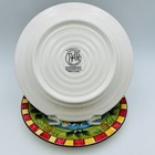 Bella Ceramica Timberline Cabin Salad Plates 8 5  Set Of 2 Fishing Hunt Lodge