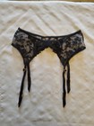 Honey Birdette Black Whitney Suspender Belt Size Small Excellent Used Condition