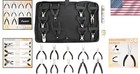 Complete Jewelry Making Tool Set - 10 Pack Pliers For Easy Crafting   Repairs