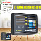 Linear Scale Digital Readout 2 3 Axis Dro Display Kit For Bridgeport Mill Lathe