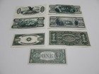 Reproduction Set Of Large Size U s  Dollar Bills  6  Bills Total Photo Copy New 