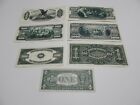 Reproduction Set Of Large Size U s  Dollar Bills  6  Bills Total Photo Copy New