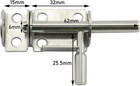2pcs 1 5 Inches Barrel Bolt Latch Stainless Steel Sliding Bolt Lock Safety Se