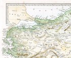 Turkey Cyprus  asia Minor  S d u k  1840 Original Antique Map
