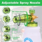 Dusichin Short Pressure Washer Gun With Foam Cannon dual Connector Accessory 