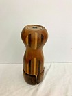 Handcrafted Wooden Kaleidoscope Artisan Signed By Artist Beautiful Colors