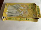 Vintage 1964 Original Bridal Doll Box Paper Dolls With Dolls   Outfits - Whitman