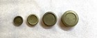 Vintage Antique Brass Postal Letter Scale With Weights 1800   s Early 1900   s B4