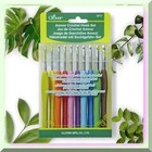 10-piece Aluminum Crochet Hook Set With Colorful Handles