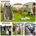 74 8in Portable Toilet With Pop Up Privacy Tent Large Portable Toilet For Adults